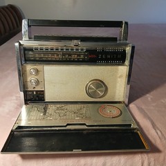 Vintage Zenith Royal 3000-1 Trans-Oceanic FM-AM Multiband Radio – Untested
