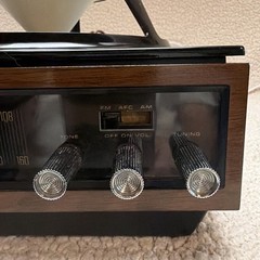 Vintage Zenith AM/FM Solid State Table Radio Mid Century Woodgrain Tested Works