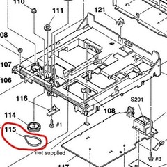 Replacement Belt Kit for Sony 5-Disc CD Changers 1991-1992
