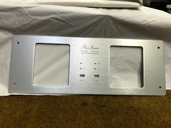 Phase Linear Dual 500 Series Two front panel reproduction NEW Silver