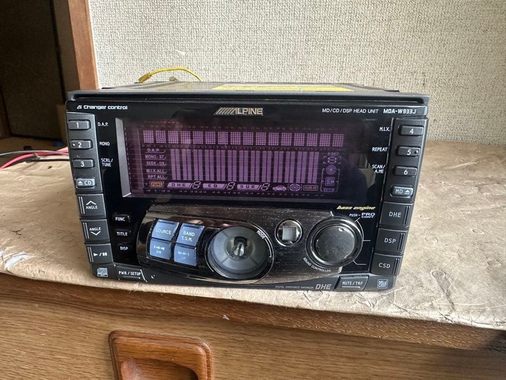 ALPINE MDA-W933J junk Car Audio Multi-Disc CD Changer High-Fidelity from Japan