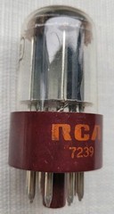 NOS RCA 5691 Red Base Vacuum Radio Electronic Tube