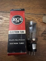 RCA Vintage 2A3 Coke Bottle Vacuum Tube, With Damaged Box