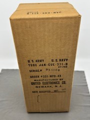 (1) New Sealed Box United Electronics JAN-CUE-371-B VT-166 Rectifier 1943