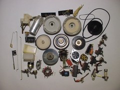 SONY TC-366 TAPE RECORDER MISC ELEC/MECHANICAL SPARE PART LOT (LG*****)