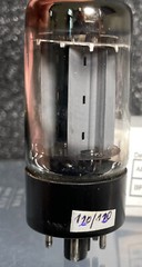 Amperex / Bugle Boy GZ34 / 5AR4 #607 Full Wave Rectifier Tube Vintage Rare