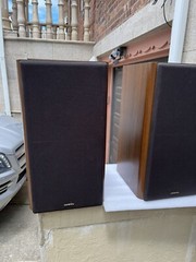 ONKYO D77-FRX SPEAKERS VERY RARE UNIQUE MADE PURE JAPAN IN PERFECT SHAPE
