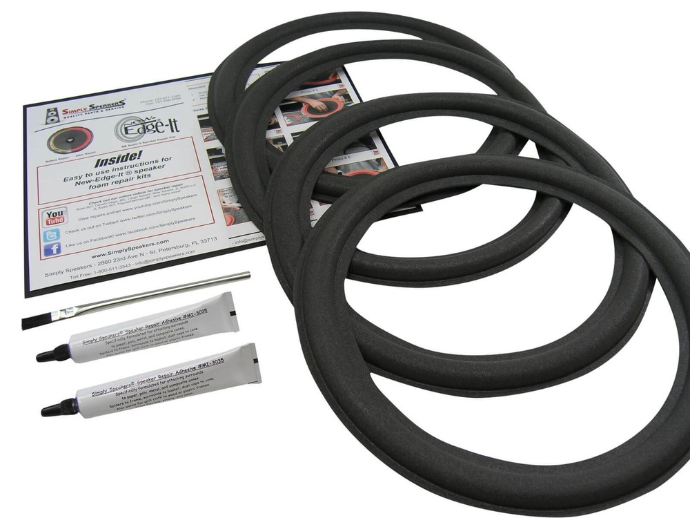 Sony 12″ SS-U100AV SS-U501AV SS-U511AV Speaker Woofer Foam Repair Kit (4 PACK)