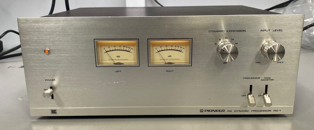 Pioneer RG-1 Dynamic Processor Vintage HiFi Japan VU Meters Tested Working Video