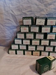 NOS Clarostat Pots Potentiometers LOT of 60 Various NRF 1 2 3 4 2meg Ohm VTG