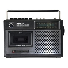 FOR PARTS/REPAIR Sankyo STR-100 AM/FM Radio Cassette Recorder Vintage Japan