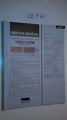 Sansui d-m70w service manual original repair book stereo tape deck player