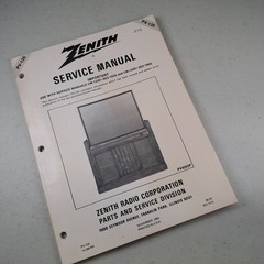 Zenith Service Manual PV-135 CM-133S1 CM-134S1 1963 Illustrated