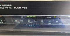 Vintage Sanyo Plus Series Quartz Locked AM/FM Stereo Tuner Model Plus T35 Japan