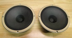 Pair of 8″ inch 8 Ohm Ceramic Magnet Full Range Radio HiFi Speakers