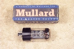 1, NEW, Mullard 5AR4 GZ34, fat base, dual getter, f31, Great Britain, 1958