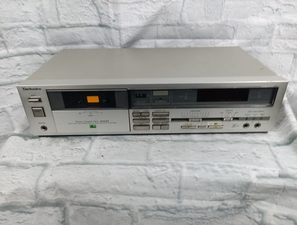 Vintage Technics Model RS-M234X Stereo Cassette Decker Player Recorder DBX As Is