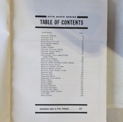 Sams Photofact Auto Radio Series Book AR 20 August 1963