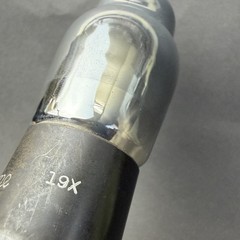 6V6G 7408 Super Silvertone Tube Globe Smoked Glass TV7 Test NOS RCV-19