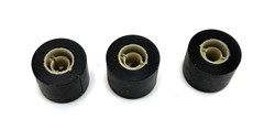 DBX BX-3 VINTAGE MONSTER AMP PART METAL LEVEL KNOBS SET OF 3