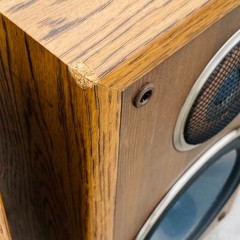 Diatone DS-500 2-Way Bookshelf Speakers Pair Wood Finished Tested Audio Stereo