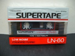 Realistic Supertape Low Noise Standard Ferric LN-60 Blank Tape Brand New Sealed