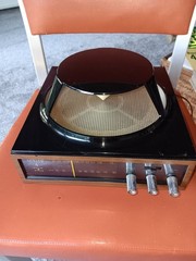 Vtgv1970’s ZENITH Circle Of Sound AM/FM Radio WORKS Model A424W MCM XLNT SHAPE