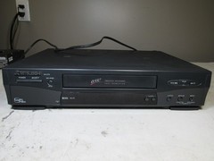 Mitsubishi HS-U776 S-VHS Hi-Fi Stereo VCR VHS Player Recorder Tested