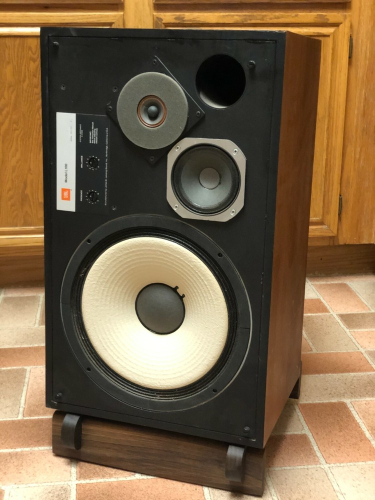 Custom Made Walnut Speaker Stands for JBL L100 Century Speakers Free Shipping!