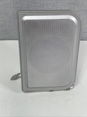 Vintage Single Speaker, Silver, 6 OHMS Unknown Brand Untested