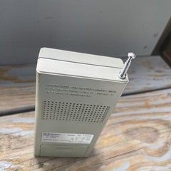 Vintage Emerson P3755A Transistor AM FM Radio Prop Hand Held Portable 9v Tested