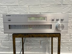 Yamaha CT-410II AM/FM Stereo Tuner Vintage Silver Tested Working Japan