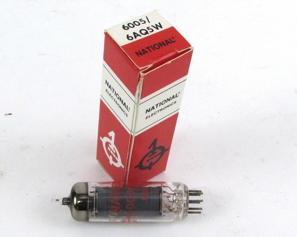 National Electronics / RCA / General Electric 6005/6AQ5W Electronic Tube