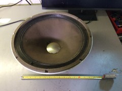 Altec Lansing 422-Z 15″ 8 ohm Speaker 1969 # 391925 – White Frame – Used