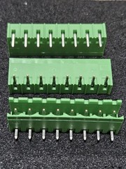 100 PC BUCHANAN/TYCO ELECTRONICS 282812-8 SHROUDED HEADER 8 POS RA 300VAC 15A