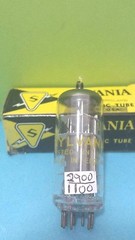 Sylvania “Mullard” ECL80 6AB8 Tested Good On Calibrated Hickok