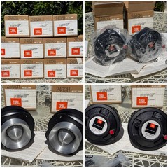 NOS NIB OEM PAIR JBL 2402H Pro Drivers 8 OHM Boxes, Packaging, Papers, Screws