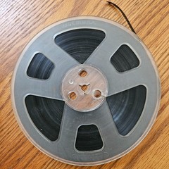 Unbranded 7 Inch Hard Plastic Reel Made in USA Tape Content Unknown