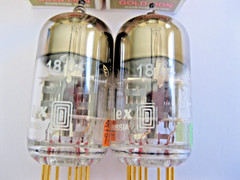 2 GENALEX E88CC/6922 VACUUM TUBES GOLD PIN MATCHED DATE TV-7 TESTED NEW.