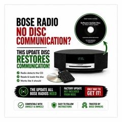 Bose Wave Manual Set + Update Disc | Fix Disc Error & Please Wait Easy Guide