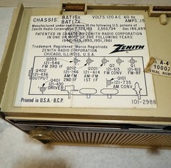 Vintage Zenith Solid State Long Distance AM/FM Radio Model A-410-W – Works!