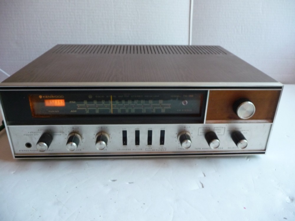 Kenwood TK-66 Vintage AM FM Stereo Receiver TK66 Audiophile Powers Up Untested