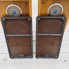 Diatone DS-500 2-Way Bookshelf Speakers Pair Wood Finished Tested Audio Stereo