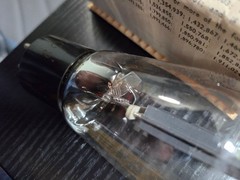 NOS PHILCO Type # 50 Single Black Plate Vacuum Tube Tested TV7D/U