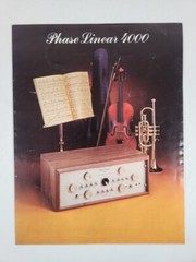 Phase Linear 4000 Stereo Preamplifier Brochure / Pamphlet
