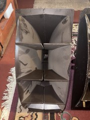 Pair Altec 511B horns Modified Lansing Aluminum Foilcal Econowave