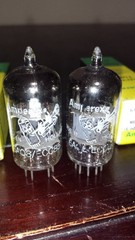⭐️MATCHED PAIR TEST NOS AMPEREX BUGLE BOY 6aq8 ECC85 1U2 67K FOIL D GETTER Tube