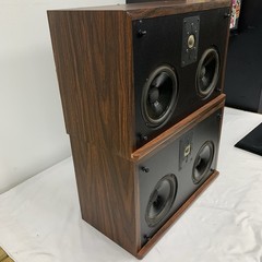 Vintage Polk Audio SDA Compact Reference Bookshelf Right Left Speakers, READ DES