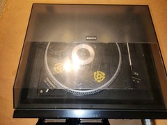 Sanyo Model GTX 170 Vintage Turntable Vinyl Record Player Taiwan 1985 Date Code