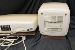 Vintage Zenith Circle of Sound AM/FM Radio System Model L441W White Mid-Century